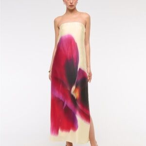 Abercrombie A&F Julia Strapless Slip Maxi Dress